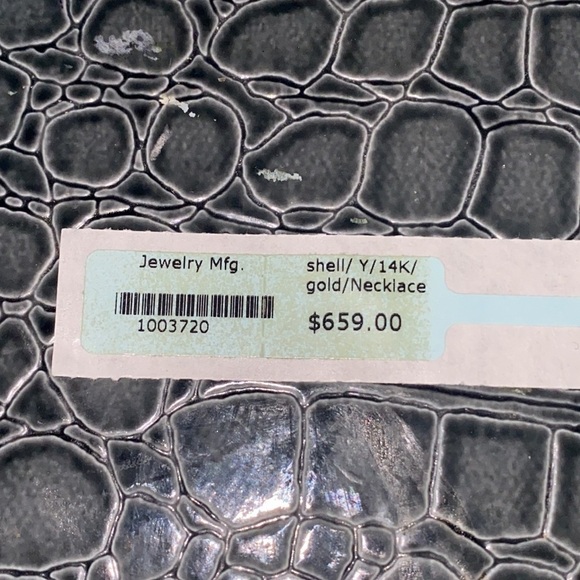 14K Y GOLD TURQUOISE NECKLACE gorgeous new white box and tag present - Picture 3 of 10